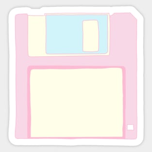 Vintage computer - Floppy disk Sticker